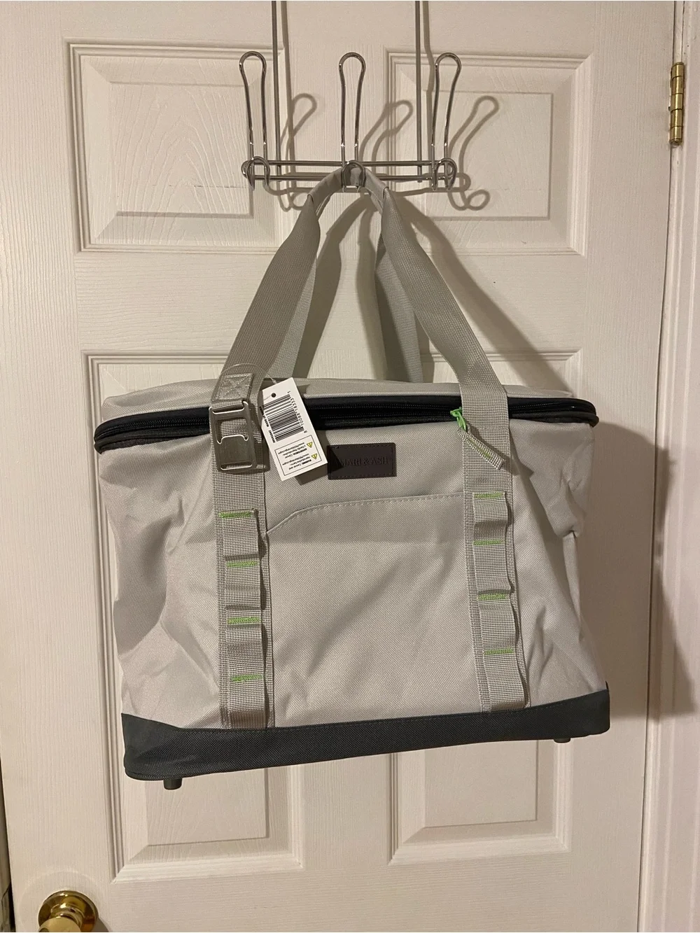Amari & Ash Light Gray Travel Cooler Bag with Shoulder Strap 16” 30 - Picture 2 of 6
